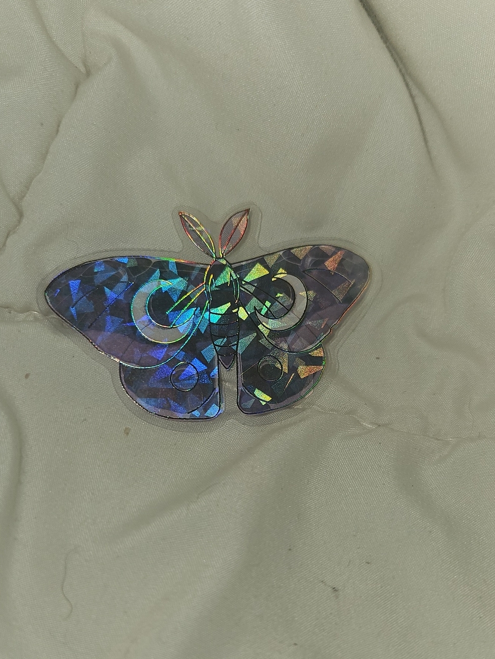 $1 ADD ON - Holographic Moth Sticker